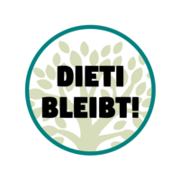 Besetzung gegen die Bebauung des Dietenbachareals (Rodung von ca. 5 ha Waldfläche). Dieti bleibt